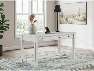 Signature Design by Ashley Robbinsdale White Home Office Desk