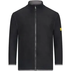 SAFEGUARD ESD-Fleecejacke mit langem Zip, unisex, schwarz/grau, 5XL