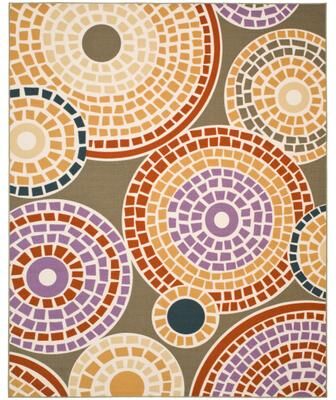 SAFAVIEH Metropolis Selvi Mosaic Circles Rug