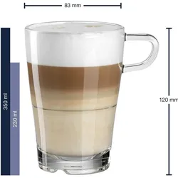 Leonardo, Tasse, Senso Macchiato Becher (230 ml, 2x)