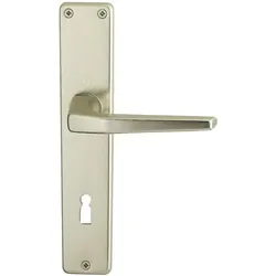HOPPE Türdrückerpaar Frankfurt 117L Alu.F2 o.Rosetten VK 8mm - 507603