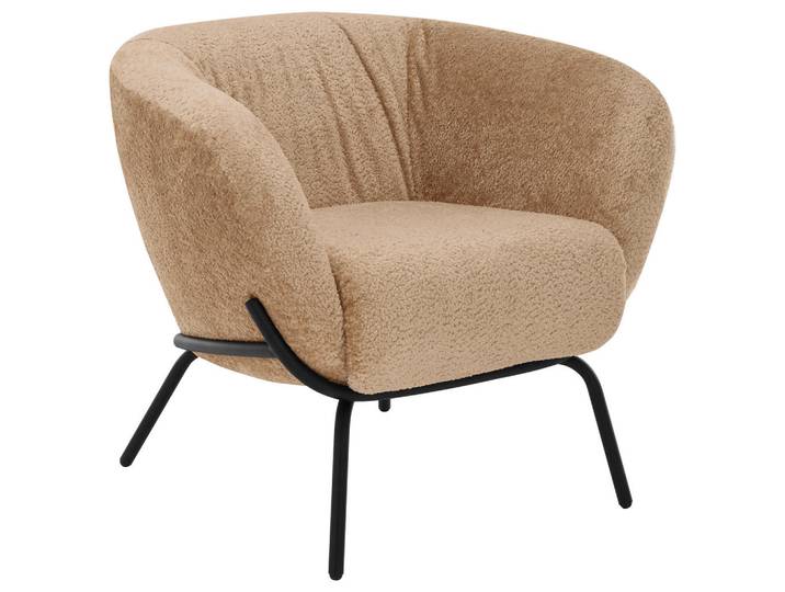 Lomoco Cocktailsessel, Taupe, Metall, 79x71x74 cm, Fußauswahl, Lederauswahl, Stoffauswahl, Wohnzimmer, Sessel, Cocktailsessel