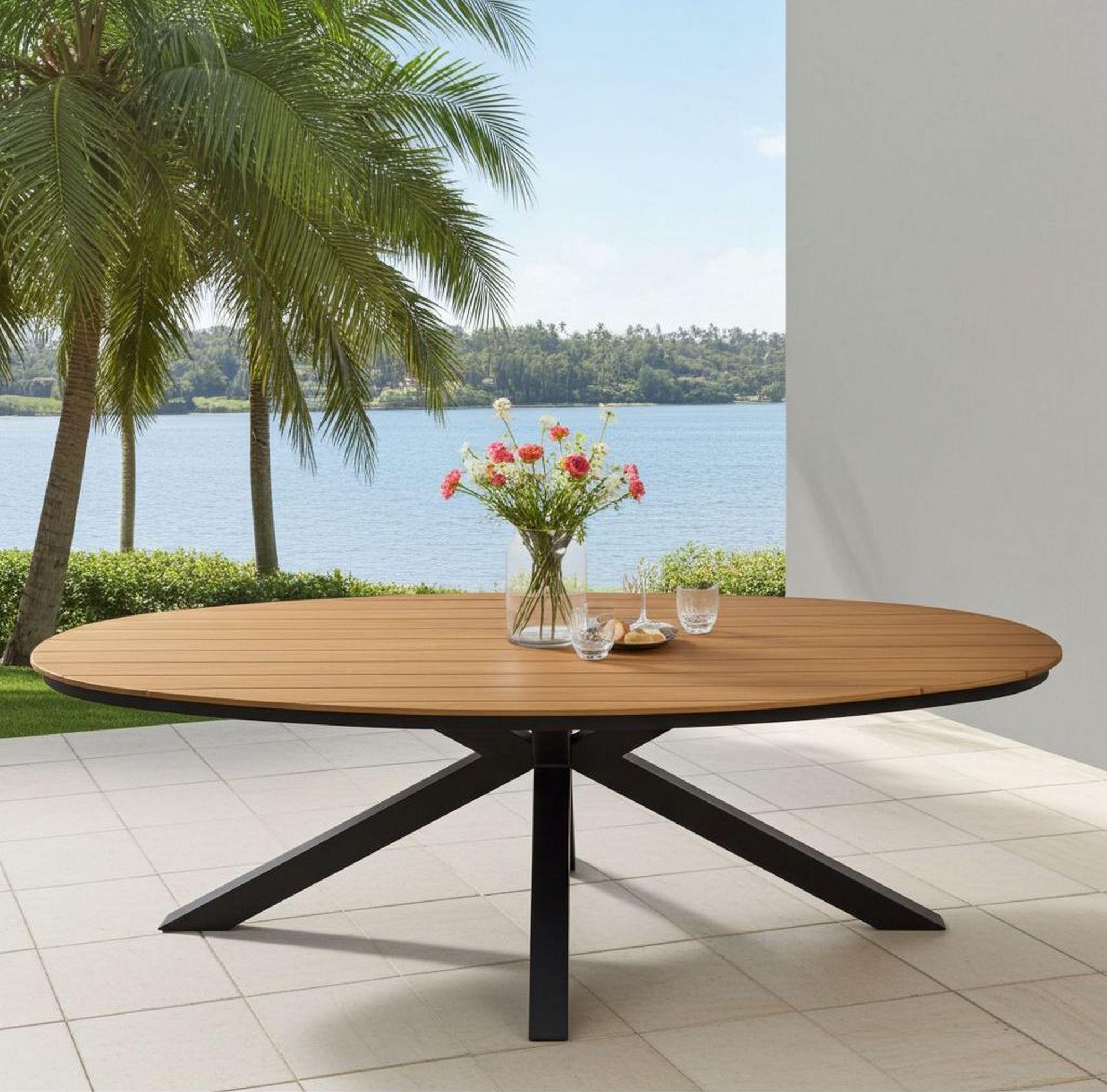 Lesli Living Diningtisch Arezzo oval 240x110cm