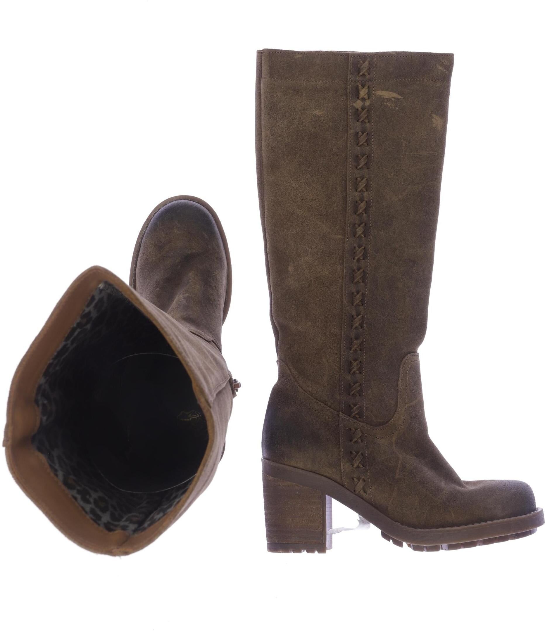 Apple of Eden Damen Stiefel, Braun, Gr. EU 36, Leder - Second Hand