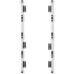 edbak ULS4337 Universal LED System for 4 cabinets 600x337,5 LED (Wand, 6 kg), Monitor Halterung, Schwarz