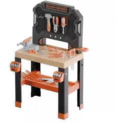 Smoby: Black and Decker Werkbank, 78-teilig