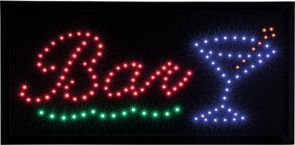 Securit Led Skilt   Bar