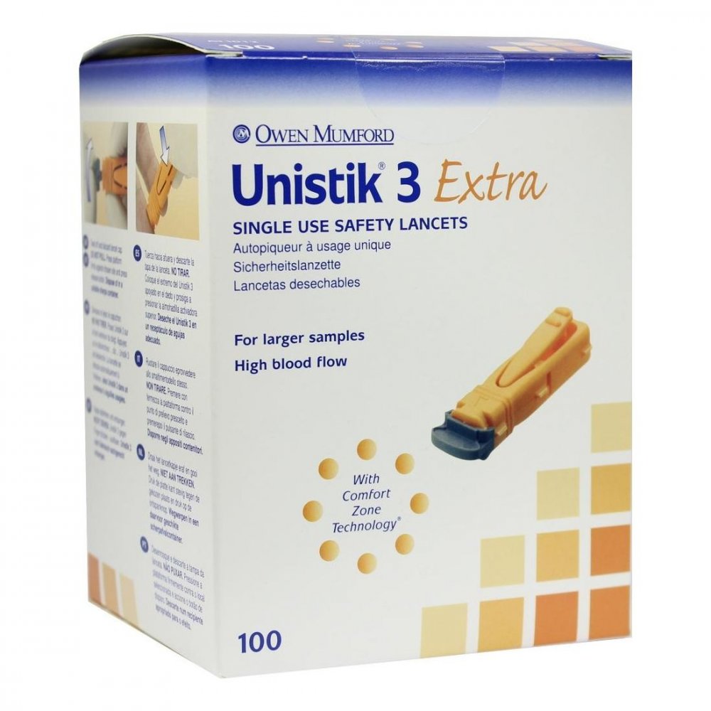 OWEN MUMFORD GmbH Unistik 3 Extra Eindr.tiefe 2,0 mm Stechhilfe 03802444
