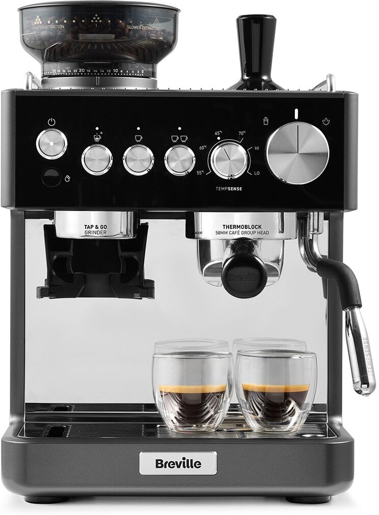 Breville Cafetera espresso manual Sense. Gris