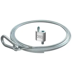 OBO 1450831 Tragseil mit Karabiner 3x2000mm, St, G