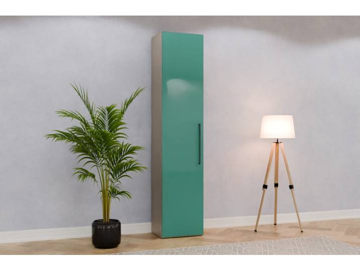 Schuhschrank nach Maß - RAL 6033 Minttürkis - 230x50x39cm - Individuell konfigurieren