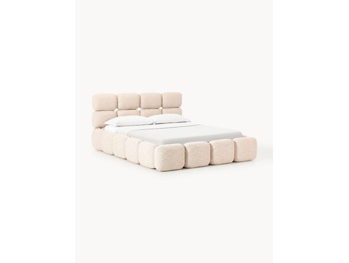 Polsterbett Tayla aus Bouclé
