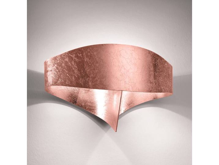 LED-wandlamp SCUDO, koper, Hal, metaal, Modern, LED wandlamp