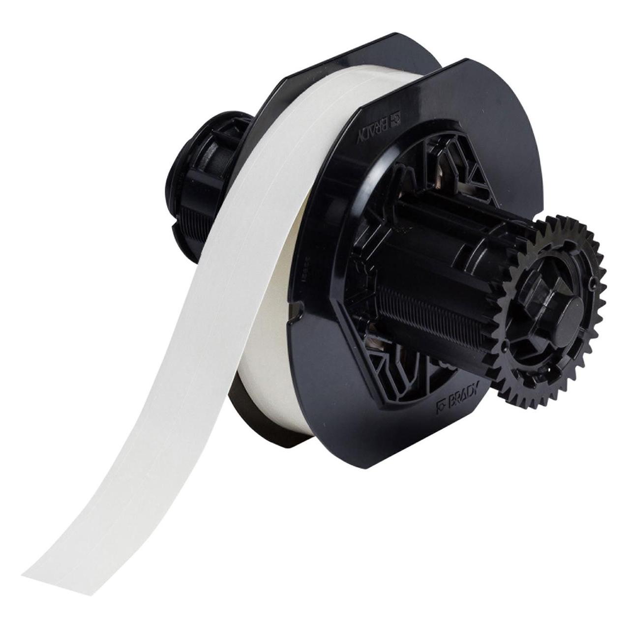 Brady B33C-375-422, Polyester, Weiss, glänzend, 9.53 mm x 25.91 m, permanent, Endlos (B33C-375-422)