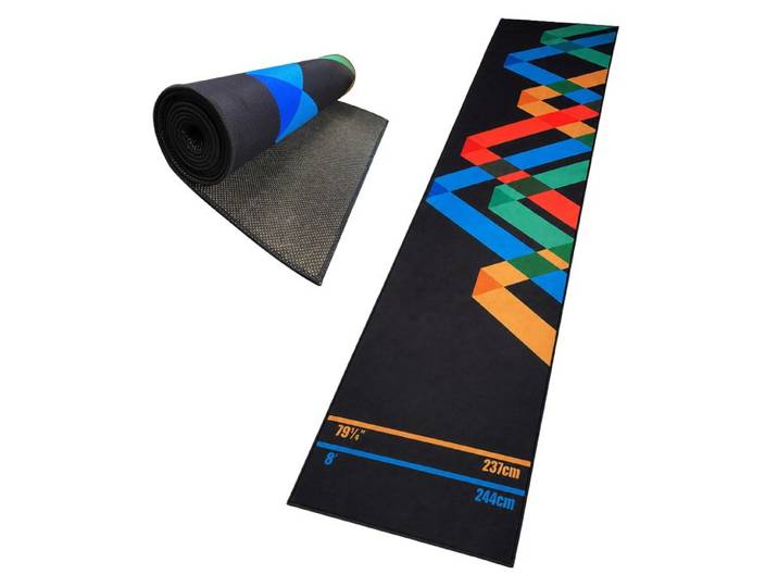 Relaxdays Tapis de fléchettes ligne de tir