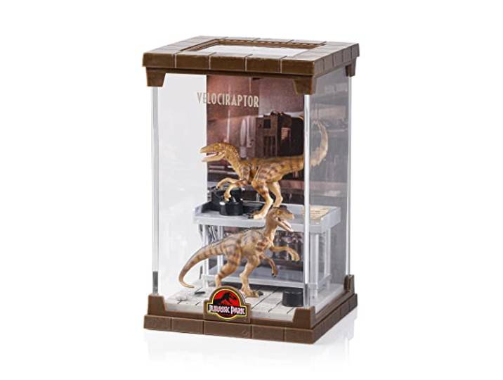 Velociraptor standbeeld