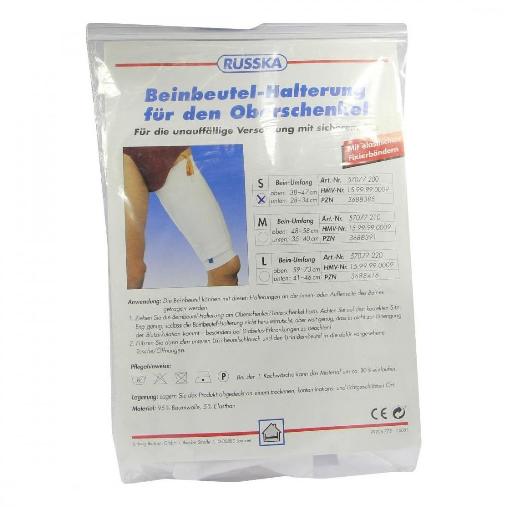 LUDWIG BERTRAM GmbH Beinbeutel Halterung Oberschenk.klein 03688385