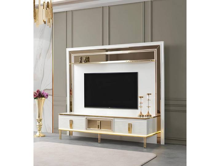 JVmoebel TV-Board Elegantes Medienboard mit Stauraum für Unterhaltungselektronik (TV Schrank), Made in Europa