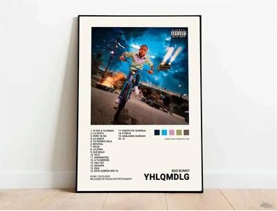 Uplift Treasures Latin Music Album Canvas Wall Art Poster 2 50x70cm No Frame