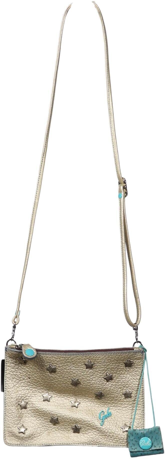 Gabs Damen Handtasche klein Leder, Gold, Leder - Second Hand