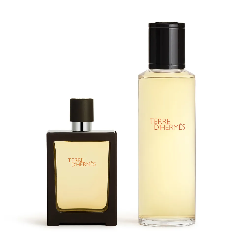 HERMÈS - Terre d'Hermès Parfum Parfum 30ml + Recharge 125ml - Kapao Parfumerie en ligne française