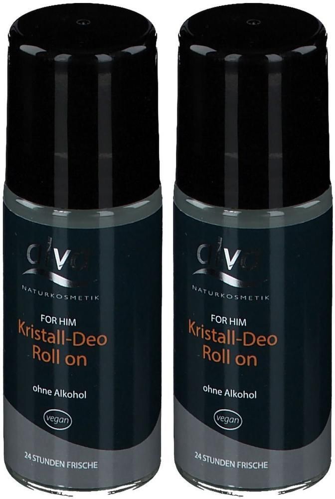 FOR HIM Roll-on Deo Kristall alva 2x 2x50 ml Stifte