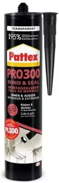 Pattex Montagekleber PRO300 300g trans (PPRTR)