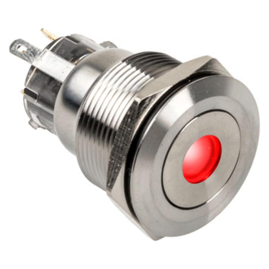 DimasTech Vandalismusschalter/-taster 22mm, Silverline Dot - RGB (PD211)