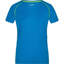 James & Nicholson Damen Funktionsshirt T-Shirt JN495 bright blue/bright yellow M
