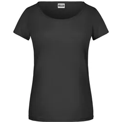 James & Nicholson Damen Bio T-Shirt 8001 black L
