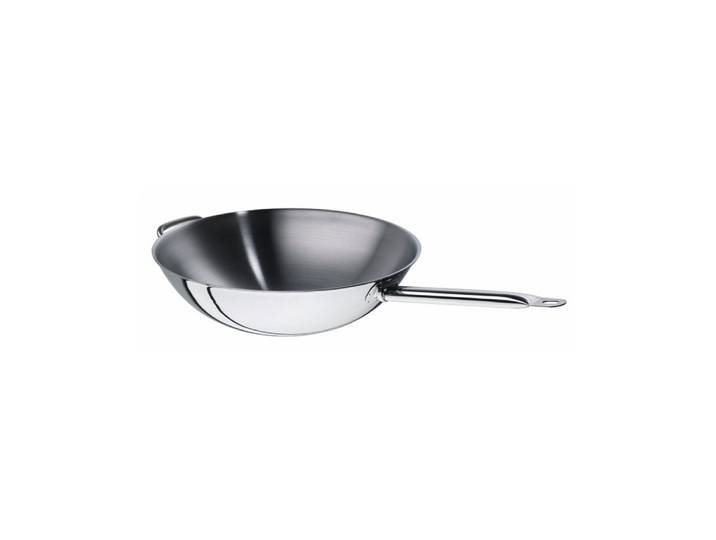 SCHULTE-UFER Wok Trigon, Edelstahl (Einzelartikel, 1-tlg., 1 x Wok), Ø36 cm, induktionsgeeignet