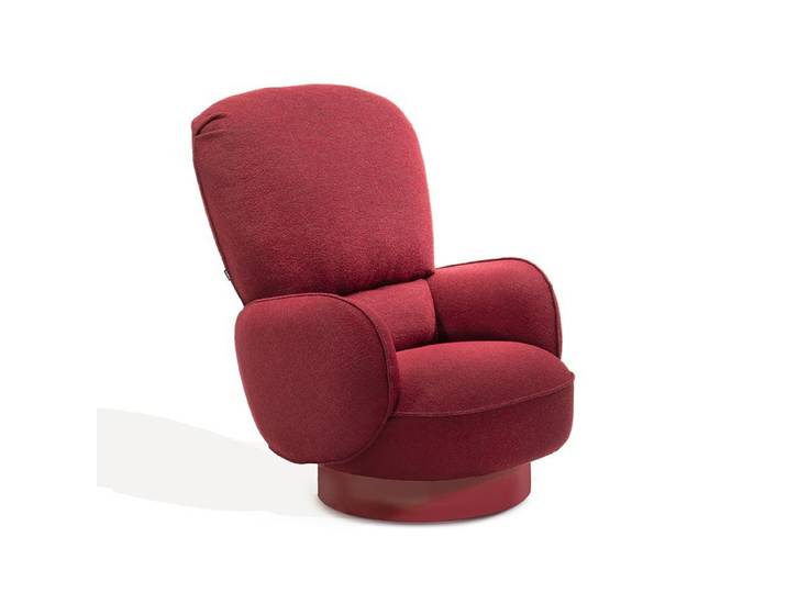 ZANOTTA fauteuil pivotant YORI-KIRI (Cat. 30 - Tissu)
