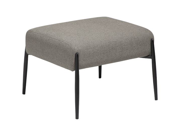 DAN-FORM Fusshocker - Farbe: kieselgrau - Material: Stoff - 509