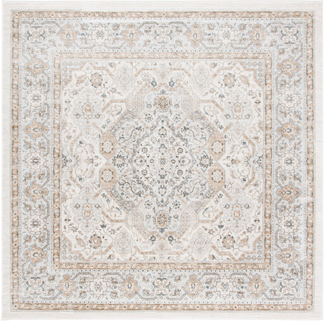 Latitude Vive Pearce Oriental Area Rug Cream Square 201 cm