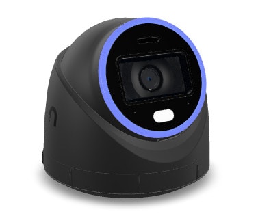 Ubiquiti Networks Ubiquiti UniFi Video Camera AI Turret Outdoor 4K 109.9 Grad Weitwinkel IR-Nachtsicht PoE+ black UVC-AI-Turret-B schwarz
