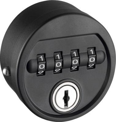 C+P Mechanisches Zahlenschloss WF 1401, vierstellig, schwarz