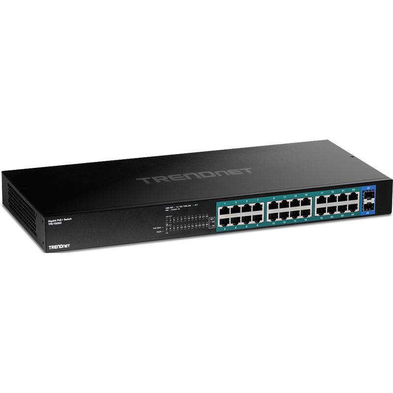 TrendNet 26-Port Gigabit PoE+ Switch (380W)
