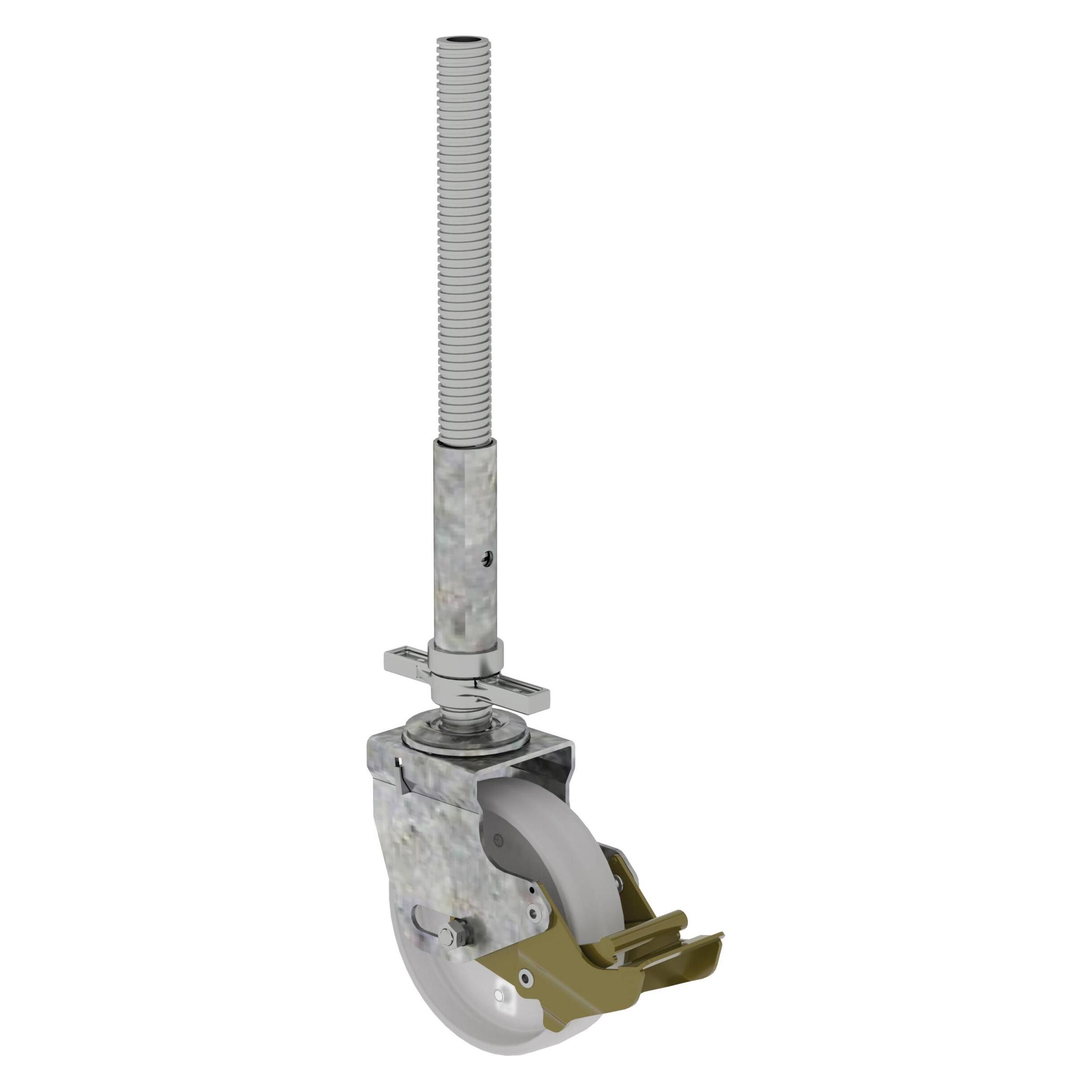 Munk Lenkrolle mit Spindel höhenverstellbar ø 200 mm (Gerüst, 74 cm) (027917)