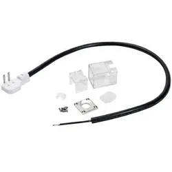 Brumberg 53250200 Anschluss-Set Seite rechts zu QualityFlex Protection Vertical, transparent, Maß