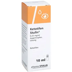 Ketotifen Stulln 0,25 Mg/ml Atr Lsg.unkonserviert 10 ml