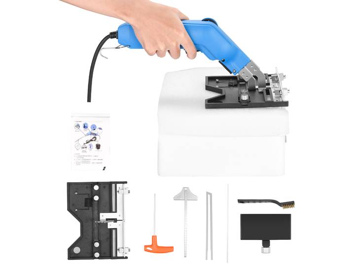 Couteau chauffant électrique 150W à grande rainure pour la découpe de mousse, outil de rainurage à fil chauffant, stylo de découpe de mousse, isolation en éponge, panneau KT