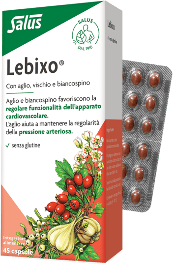 Salus Lebixo Integratore Aglio Biancospino Vischio 45 Capsule