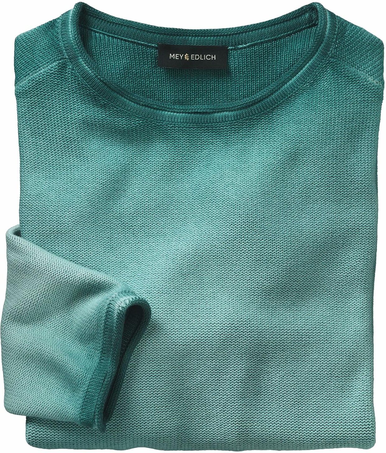 Mey & Edlich Gegenton-Pullover Blau 56