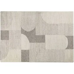 WECONhome Kurzflorteppich Mats creme beige 80x150 cm