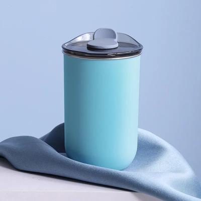 Uplifted Finds Stainless Steel Insulated Coffee Mug 300ML Thermal Travel Cup With Lid blue