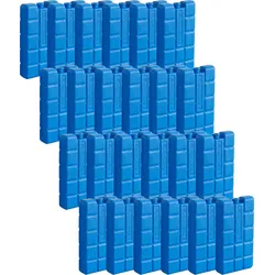 Kühlelemente 24er Set – 200g Kühlakkus für Kühltasche & Kühlbox – Kleine Kälteakkus für Unterwegs, Camping & Picknick – Blau, langanhaltend kühlend