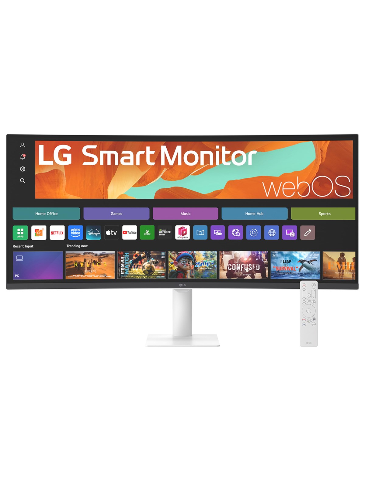 34" LG 34U601SA-W computer monitor