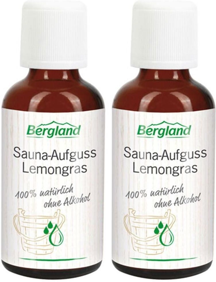 Bergland Sauna Aufguss Konzentrat Lemongras 2x 2x50 ml