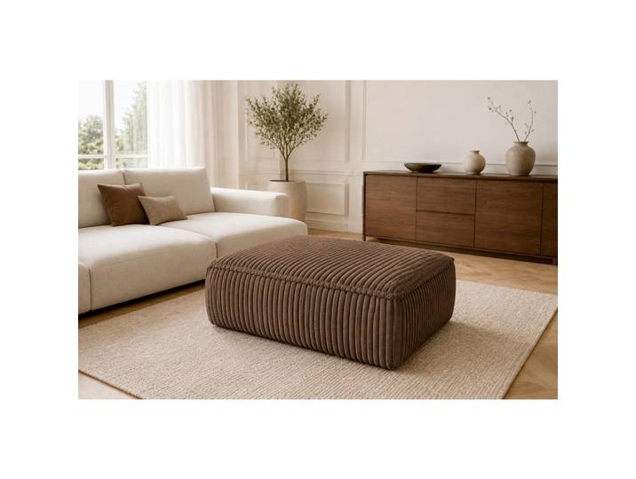 Mid.you Hocker, Braun, Kunststoff, rechteckig, 105x43x65 cm, Stoffauswahl, Wohnzimmer, Hocker, Sitzhocker