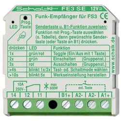 Schalk Funk-Empfängerschalter UP FE3 SE (12V UC)